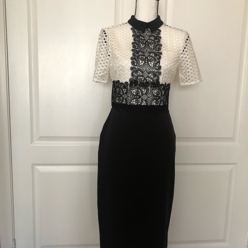 Black and White Dress